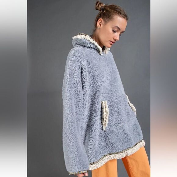Easel Women’s Pullover Fleece Sweatshirt Size Small - Picture 4 of 9